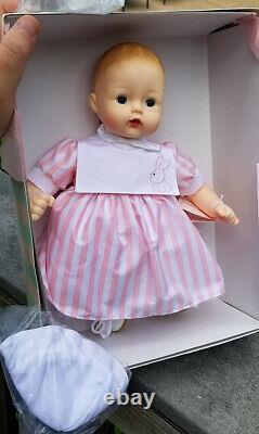 12 Madame Alexander BABY DOLL Rare 2002 PINK RABBIT HUGGUMS NIB Box 35295