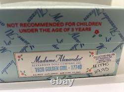 1920 Golden Girl 10'' Doll Madame Alexander Ltd Ed NIB Limited Edition box new