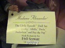 1996 Madame Alexander Little Rascals 8 Doll Set Fao Schuarz Limited Edition