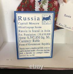 1999 Madame Alexander 8 Russia 24150 w Matryoshka Nesting Doll INTERNATIONAL