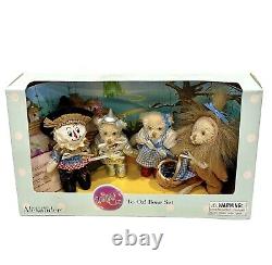 2002 Madame Alexander The Wizard of Oz! Miniature Plush Bear Set NIB Rare HTF