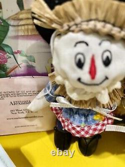 2002 Madame Alexander The Wizard of Oz! Miniature Plush Bear Set NIB Rare HTF