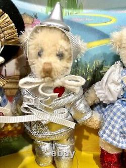 2002 Madame Alexander The Wizard of Oz! Miniature Plush Bear Set NIB Rare HTF