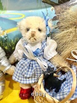2002 Madame Alexander The Wizard of Oz! Miniature Plush Bear Set NIB Rare HTF
