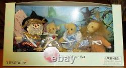 2002 Madame Alexander The Wizard of Oz To Oz 4 Bear Set In Box WithTag NICE