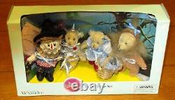 2002 Madame Alexander The Wizard of Oz To Oz 4 Bear Set In Box WithTag NICE