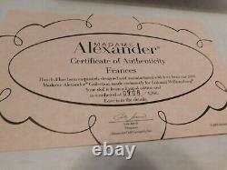 2005 Madame Alexander Colonial Williamsburg 41835 Frances Limited Ed Nrfb