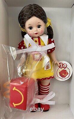 2009 Madame Alexander McDonald's Happy Meal 30th Anniversary Doll Certificate