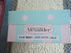 2010 Madame Alexander 8 Inch Doll Wendy Loves Paper Dolls Oma's Doll Shop