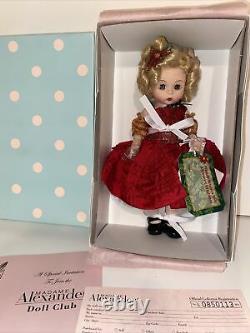 2013 Madame Alexander 8 Doll WENDY WISHES YOU A MERRY CHRISTMAS 66220