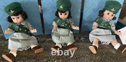 3 Rare 1992 Limited Edition In Boxes Girl Scout Dolls Madame Alexander