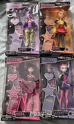 4 New SpacePop Space Princess Dolls Athena Hers Luna & Juno Madame Alexander