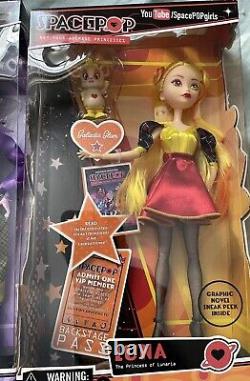 4 New SpacePop Space Princess Dolls Athena Hers Luna & Juno Madame Alexander