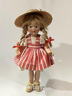 Antique c1936 WENDY ANN 9 Composition Doll (MME ALEXANDER NEW YORK) McGuffy