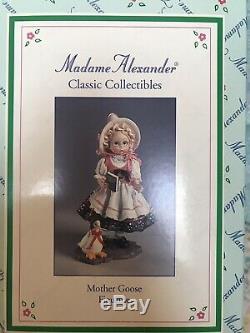 Beautiful NIB MADAME ALEXANDER 8 inch Vintage Mother Goose Doll