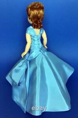 Beautiful Replica Cissy Doll Blue Rhinestone Side Drape Gown (no doll)