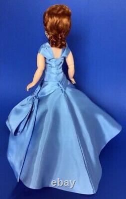 Beautiful Replica Cissy Doll Blue Rhinestone Side Drape Gown (no doll)