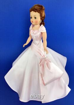 Beautiful Replica Cissy Doll Pink Rhinestone Side Drape Gown (no doll)