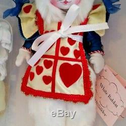 Brand New in Box MADAME ALEXANDER DOLL (8) #48130 White Rabbit with STAND