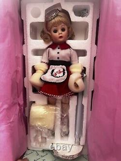 Coke Cola Madame Alexander Doll/ 1999 Car Hop 13' Doll WithStand Collectable & Box