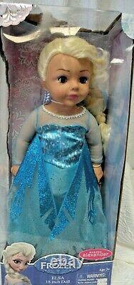 DISNEY Madame Alexander 18 FROZEN Elsa DOLL original box NRFB vintage 2007 NEW