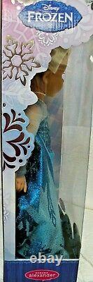 DISNEY Madame Alexander 18 FROZEN Elsa DOLL original box NRFB vintage 2007 NEW