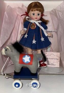 Democrats ON THE CAMPAIGN TRAIL MAGGIE Madame Alexander Doll & Donkey New In Box