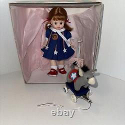 Democrats ON THE CAMPAIGN TRAIL MAGGIE Madame Alexander Doll & Donkey New In Box