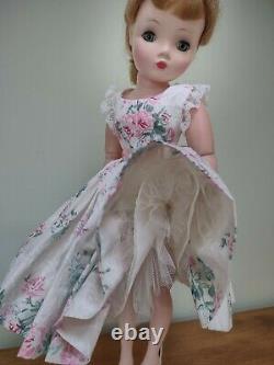 Gorgeous Rose Print Sundress & Slip For 20 Vintage Cissy DollDreams By