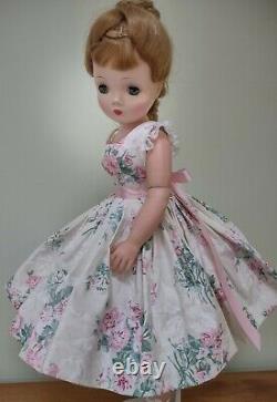 Gorgeous Rose Print Sundress & Slip For 20 Vintage Cissy DollDreams By