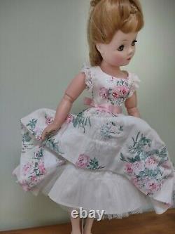 Gorgeous Rose Print Sundress & Slip For 20 Vintage Cissy DollDreams By