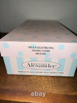 Hard To Find Madame Alexander 90th Anniversary Miss America 62030 In Box