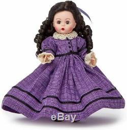 LITTLE WOMEN BETH 8 Madame Alexander Wendy Doll Black Hair Blue Eyes 75175 NEW