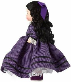 LITTLE WOMEN BETH 8 Madame Alexander Wendy Doll Black Hair Blue Eyes 75175 NEW