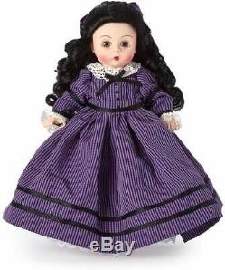 LITTLE WOMEN BETH 8 Madame Alexander Wendy Doll Black Hair Blue Eyes 75175 NEW