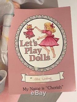 Lets Play Dolls Cherish Vinyl Doll 12 By Alice Darling & New Audiocassette Nib