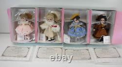 Lot of 4 Madame Alexander dolls Spring Summer Winter Autumn Fall Porcelain w box