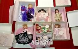Lot of 7 Madame Alexander 8 & 10 Dolls in box