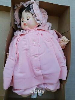 MADAM ALEXANDER DOLL COMPANY PUSSY CAT DOLL PINK DRESS creepy haunted toy