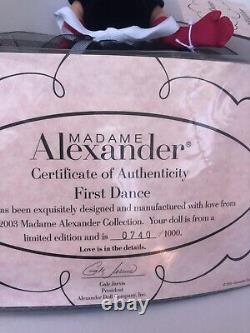 MADAME ALEXANDER 2003 10 CISSETTE First Dance #740 OF 1000 NEW MINT NRFB