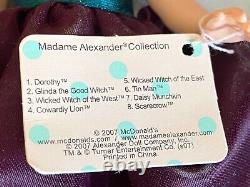 MADAME ALEXANDER 2007 Wizard of Oz McDonald's Happy Meal Dolls in Store Display