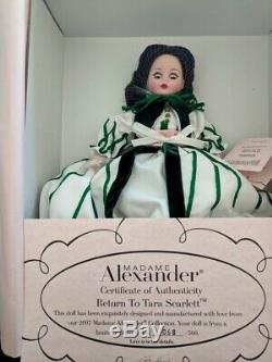 MADAME ALEXANDER 46000 RETURN TO TARA SCARLETT 10 Doll Limited Edition COA NEW