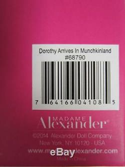 MADAME ALEXANDER 75TH ANNIVERSARY DOROTHY ARRIVES IN MUNCHKINLAND WithTOTO NIB$110