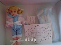 MADAME ALEXANDER SLEDDING WENDY With SLED #36015 BLONDE DOLL NIB