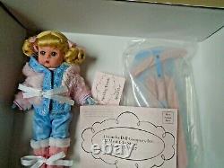 MADAME ALEXANDER SLEDDING WENDY With SLED #36015 BLONDE DOLL NIB