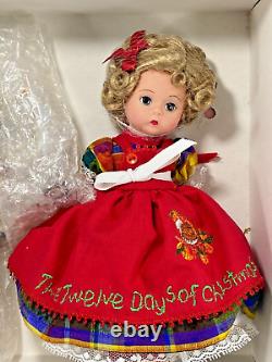 MADAME ALEXANDER TWELVE DAYS OF CHRISTMAS 8 DOLL WithAccessories 35555 NEW NO TAG