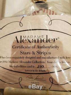 Madame Alexander 10 Stars & Stripes 33740 NRFB Ltd Edition 233 of 800
