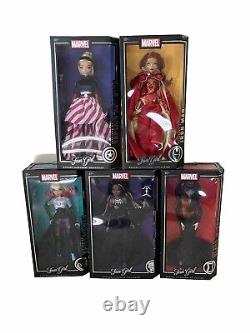 Madame Alexander 13.5 Marvel Fan Girl Complete Set Toys R Us Exclusive NIB OOP