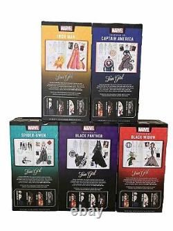 Madame Alexander 13.5 Marvel Fan Girl Complete Set Toys R Us Exclusive NIB OOP