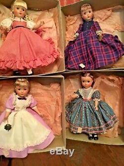 Madame Alexander 14 Set Boxed circa 1950 Little Women Store Orig. Tags Younkers